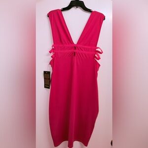 Bebe Caged Slinky Knit Dress